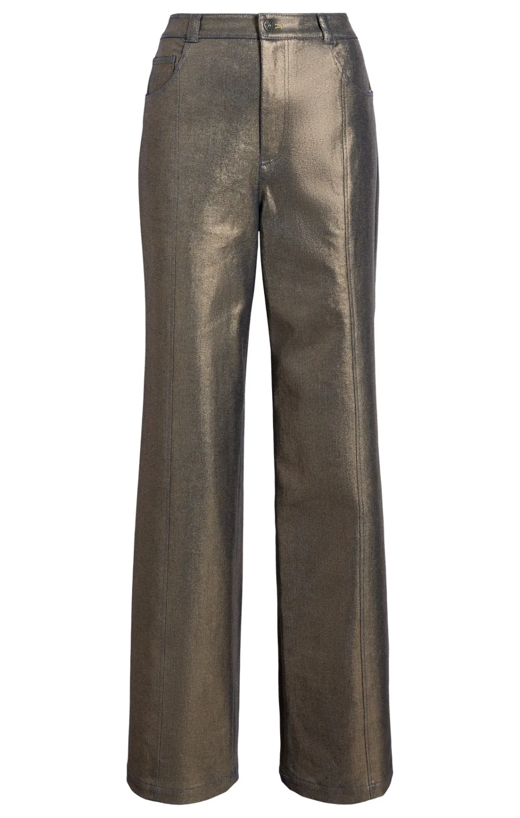 Cinq à Sept Coated Francine Pant Gold