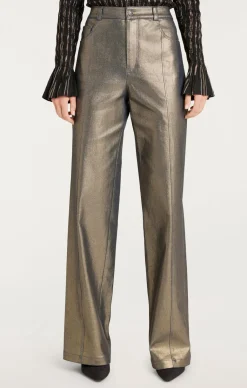 Cinq à Sept Coated Francine Pant Gold
