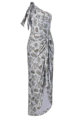 Cinq à Sept Gretchen Dress Frost/blackOlive Discount