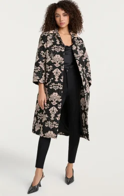 Cinq à Sept Haisley Coat Black Clearance