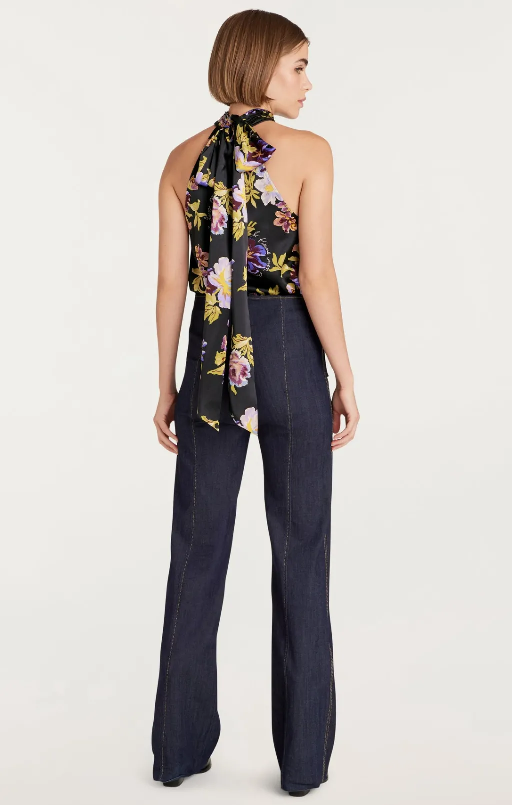Cinq à Sept Harlow Top BlackMulti Sale