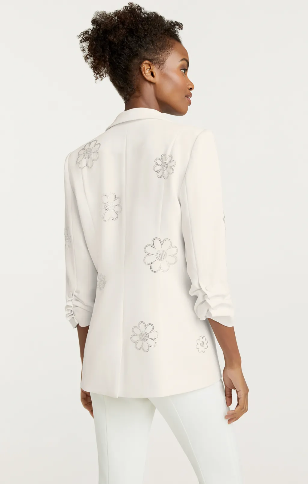 Cinq à Sept Heatset Daisies Khloe Blazer Ivory New