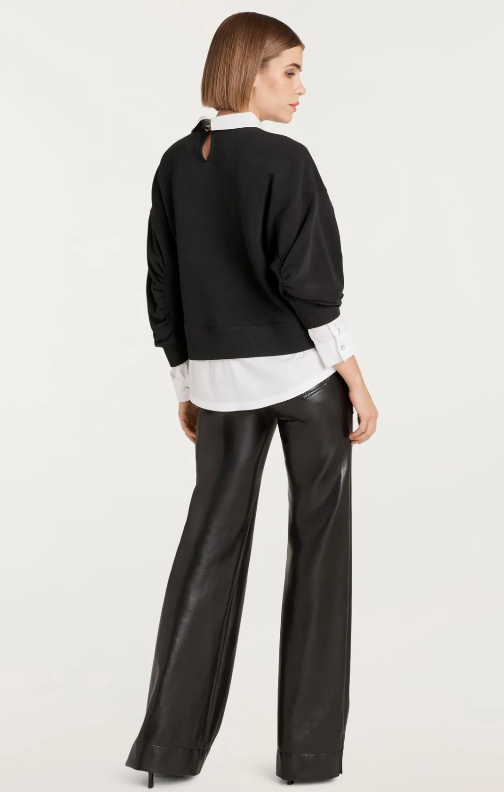 Cinq à Sept Heatset Paris 57 Justina Pullover Black/White Best