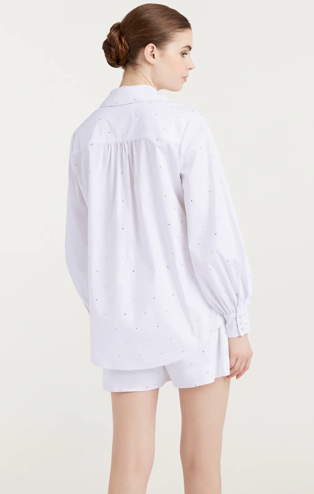 Cinq à Sept Heatset Rhinestone Ditsy Kandice White Online