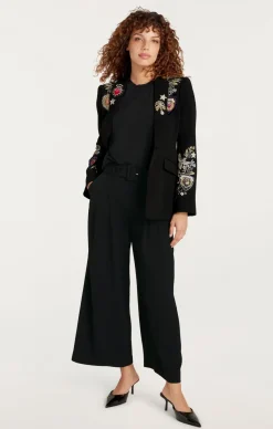 Cinq à Sept Heritage Patch Cheyenne Blazer BlackMulti Hot