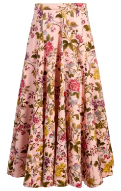 Cinq à Sept Hilda Skirt SoftPinkMulti Discount