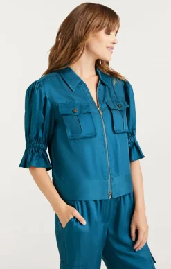 Cinq à Sept Holly Jacket BlueSapphire Outlet