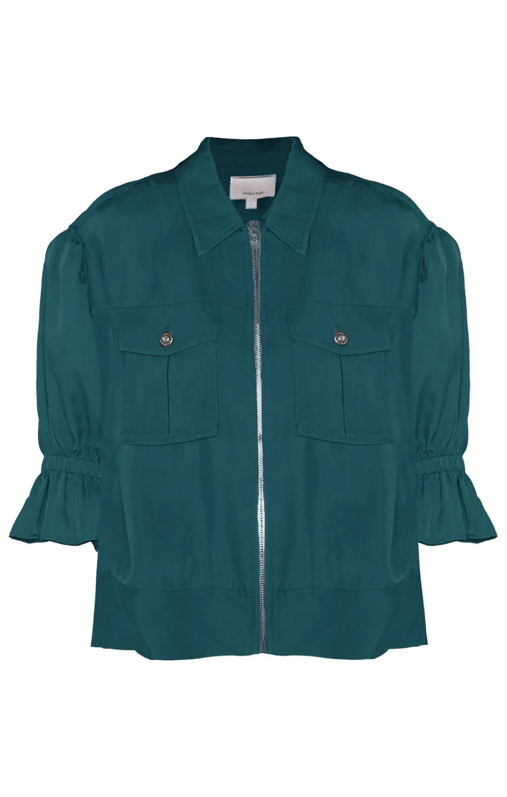 Cinq à Sept Holly Jacket GreenOnyx Sale