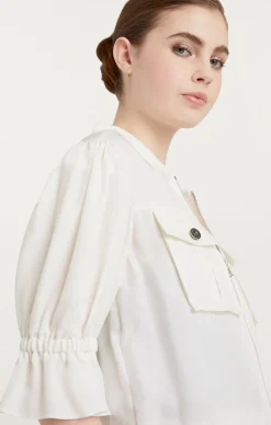 Cinq à Sept Holly Jacket Ivory