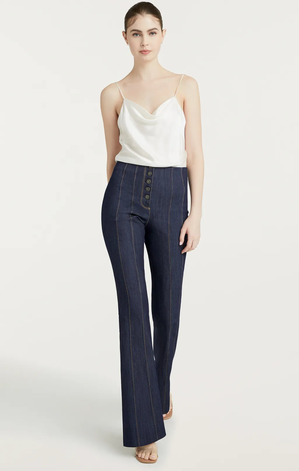 Cinq à Sept Carolina Pant Indigo Sale
