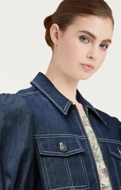 Cinq à Sept Indigo Holly Jacket Indigo/White Best