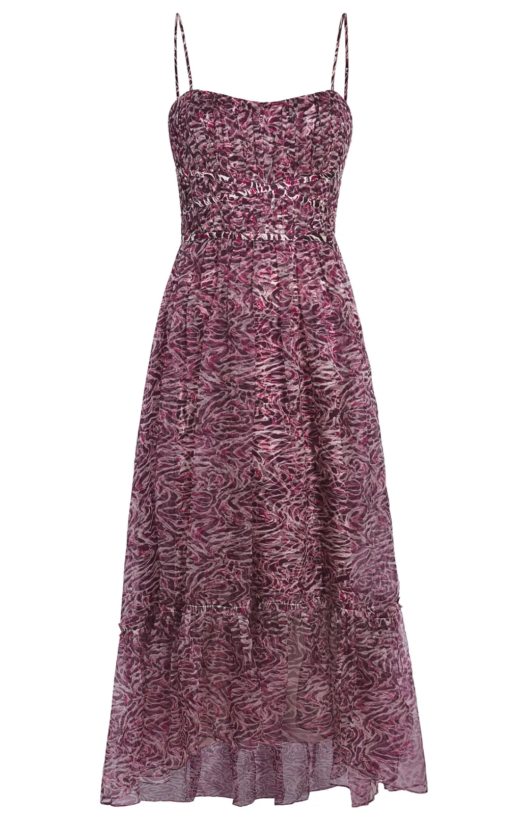 Cinq à Sept Inkstrokes Daria Dress DarkPlumMulti Online