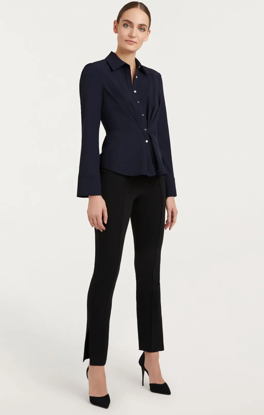 Cinq à Sept Isabelle Top Navy New