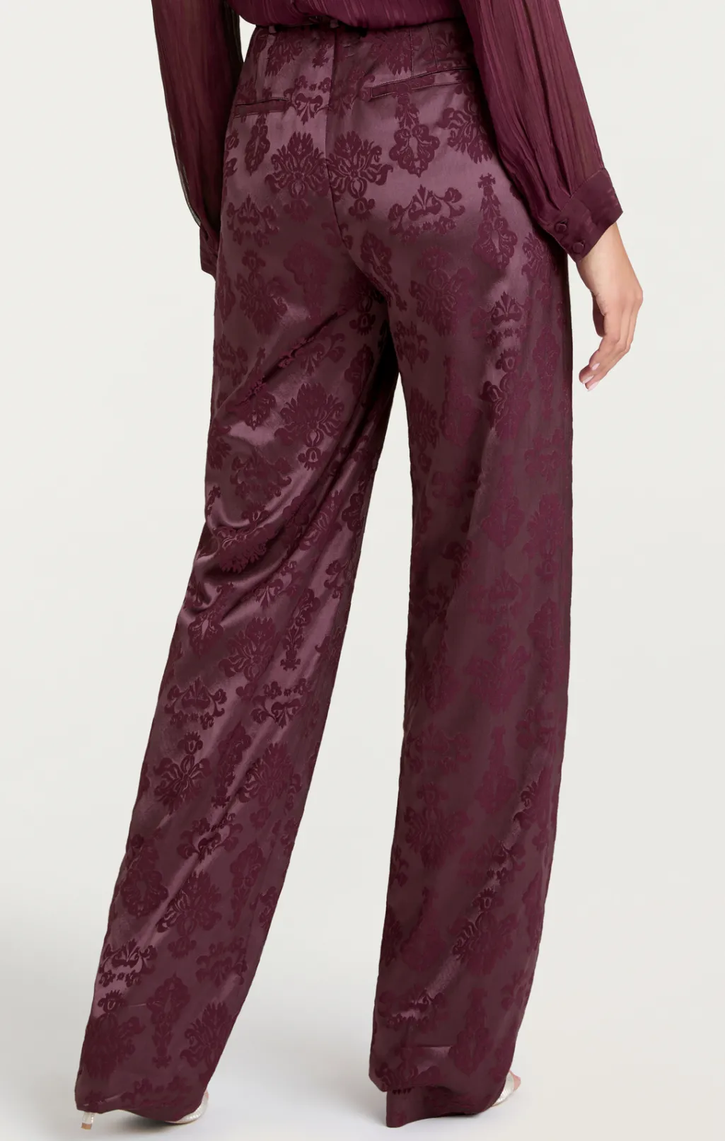 Cinq à Sept Jacquard Collins Pant DarkFig Sale
