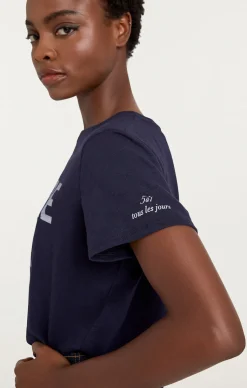 Cinq à Sept J'adore New York Tee Navy/white Best