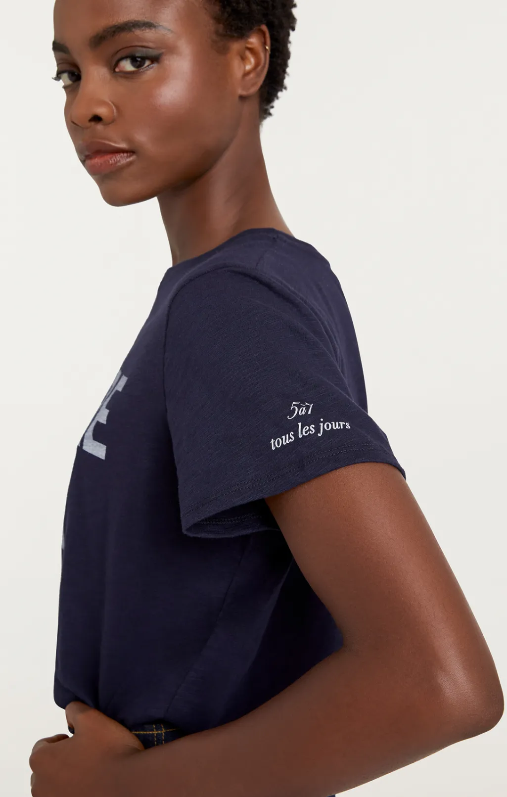 Cinq à Sept J'adore New York Tee Navy/white Best