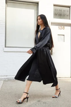 Cinq à Sept Jayla Trench Black Online