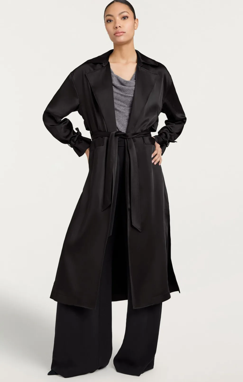 Cinq à Sept Jayla Trench Black Online