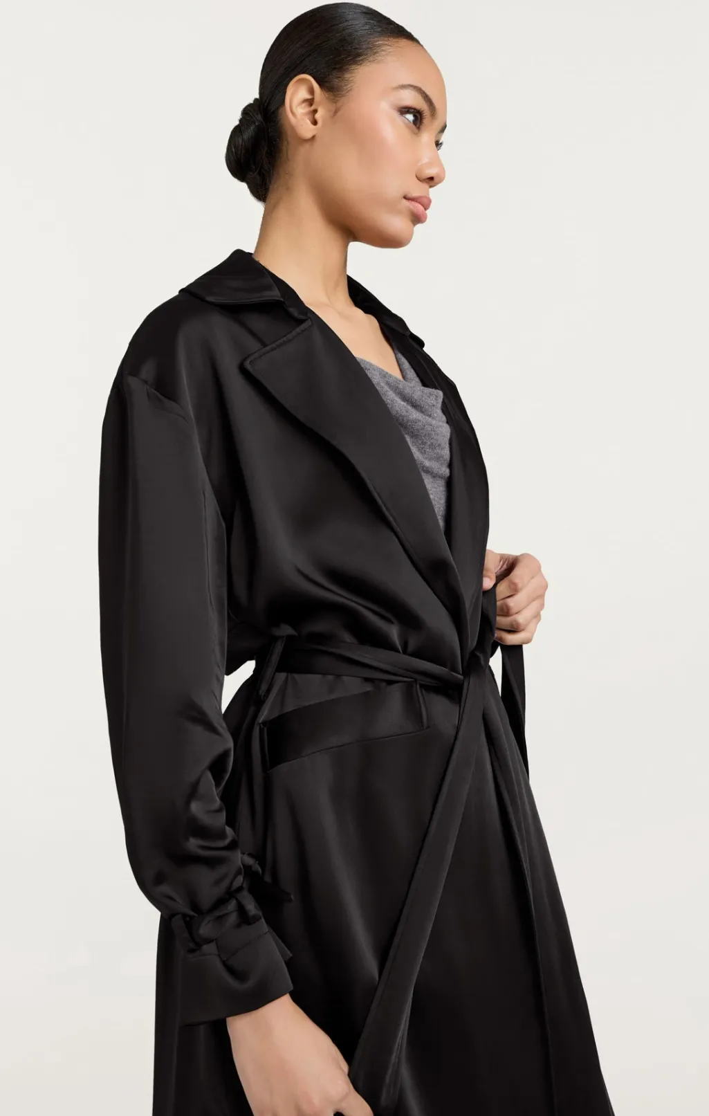 Cinq à Sept Jayla Trench Black Online