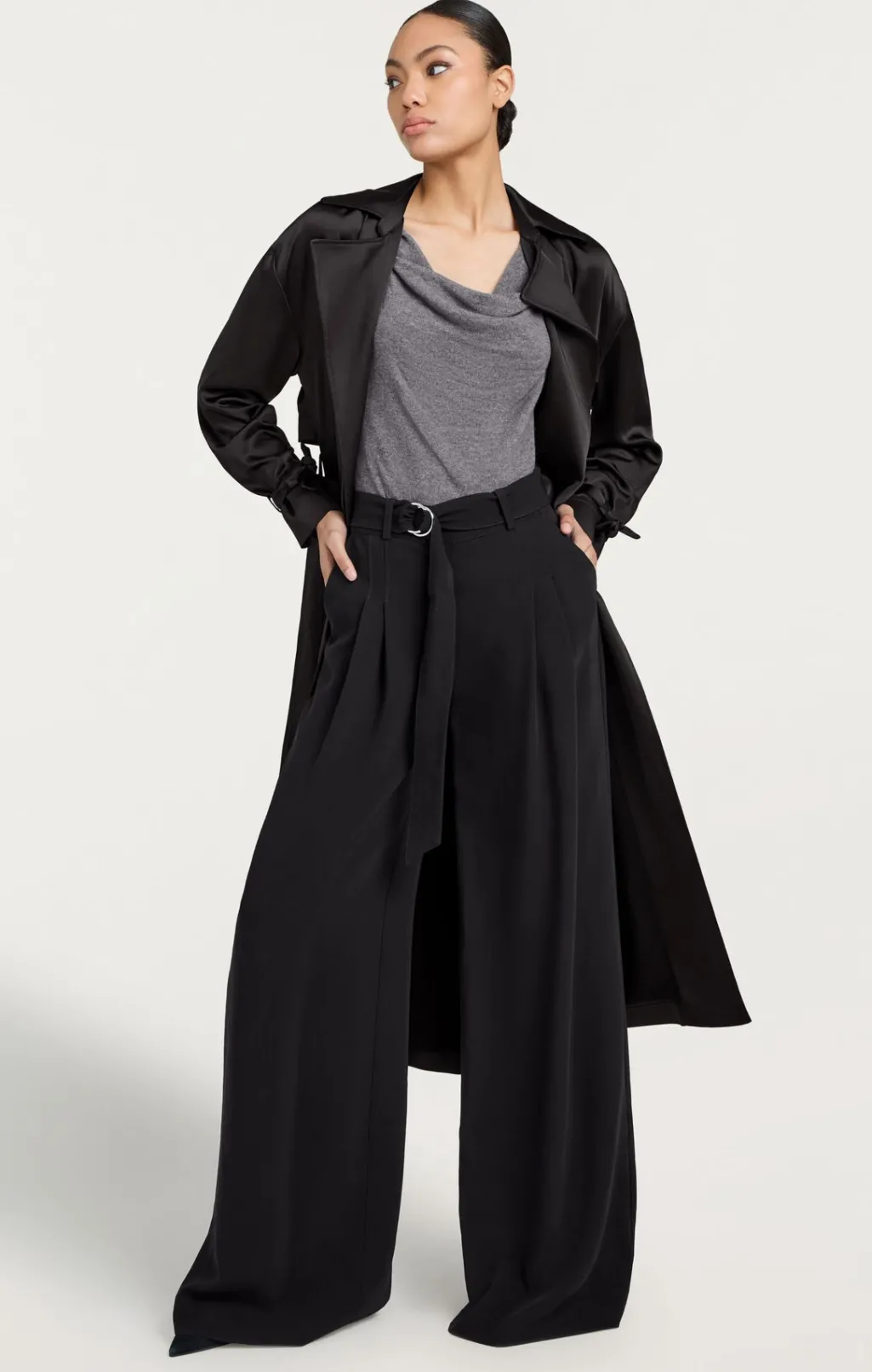 Cinq à Sept Jayla Trench Black Online
