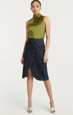 Cinq à Sept Jaylee Top Moss Online