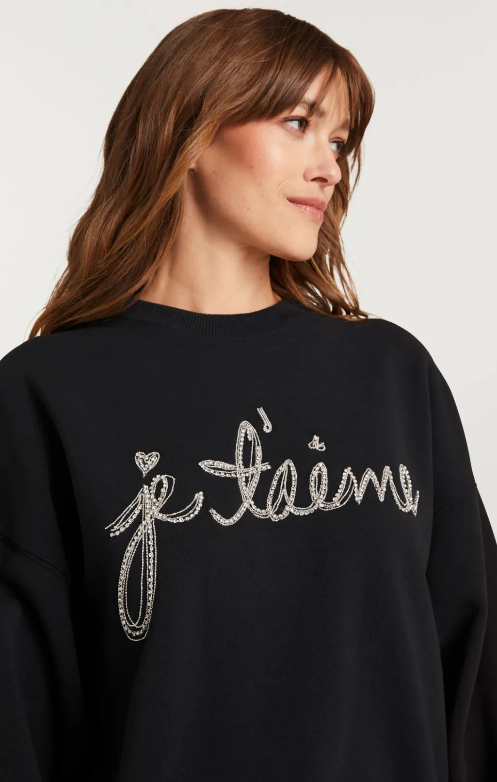 Cinq à Sept Je T'aime Chain Brandy Pullover Black Best