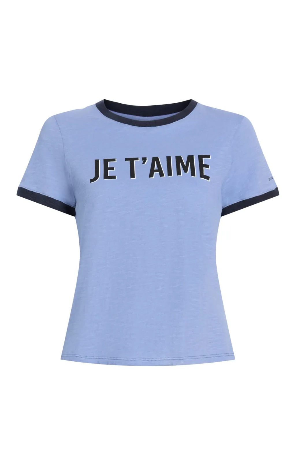 Cinq à Sept Je Taime Ringer Tee RusticBlue New