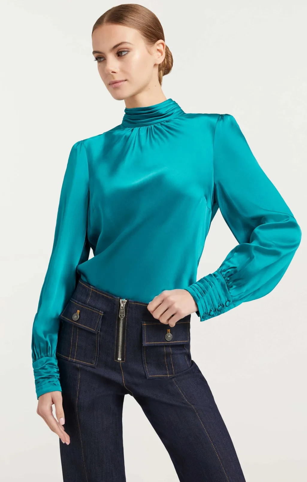 Cinq à Sept Jem Top BlueJade Clearance