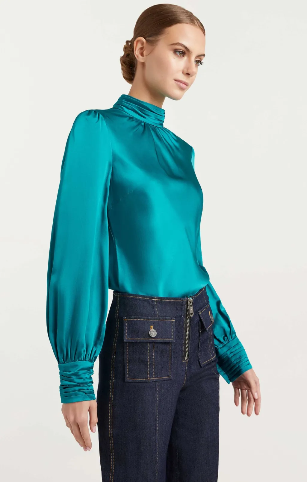 Cinq à Sept Jem Top BlueJade Clearance
