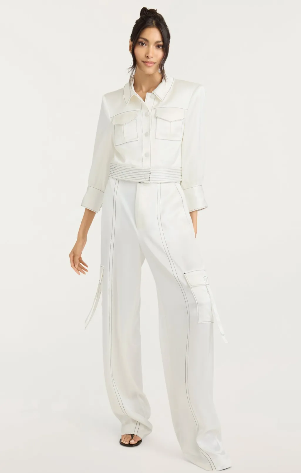 Cinq à Sept Jenson Jacket Ivory/black Clearance