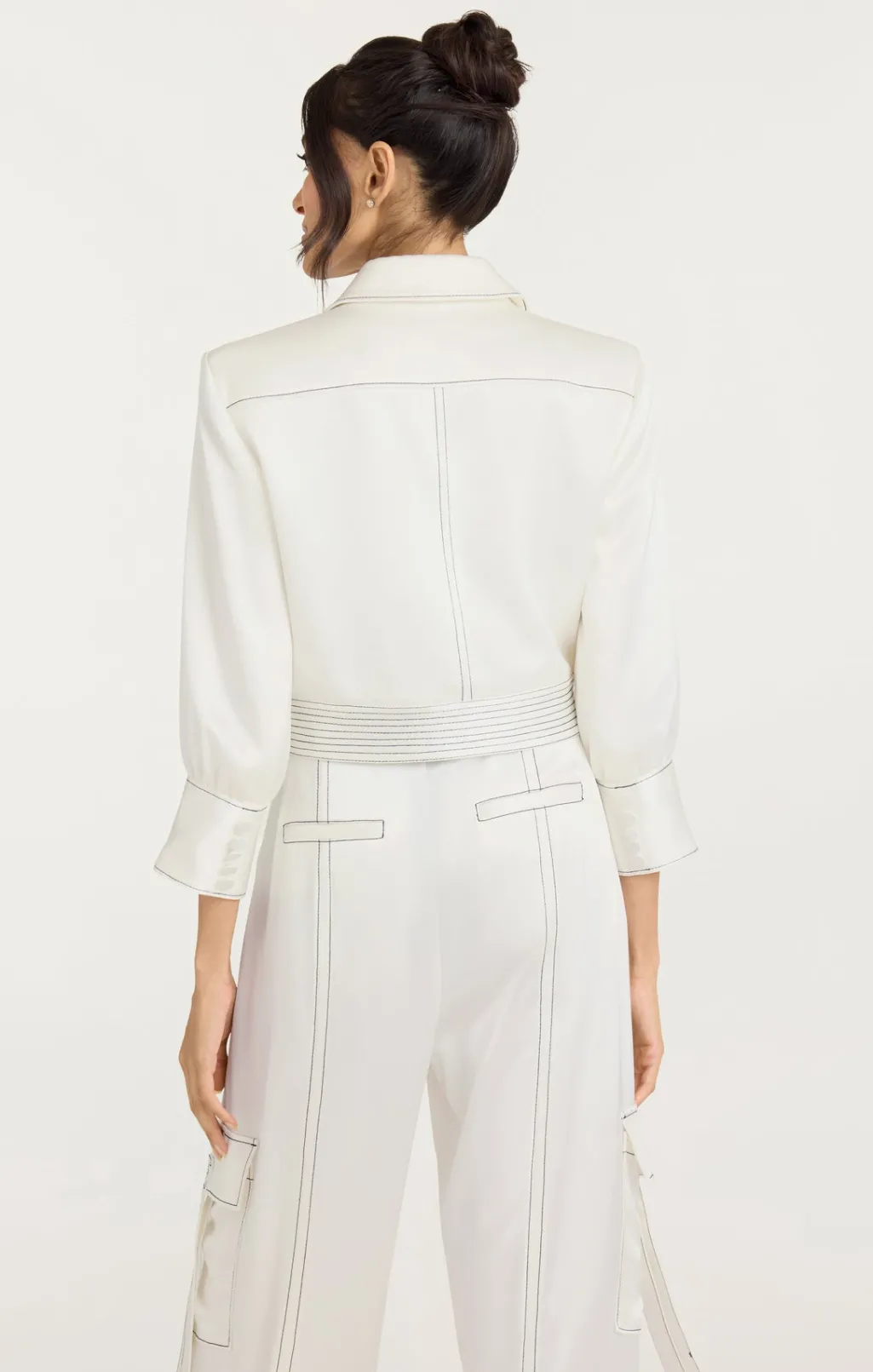 Cinq à Sept Jenson Jacket Ivory/black Clearance