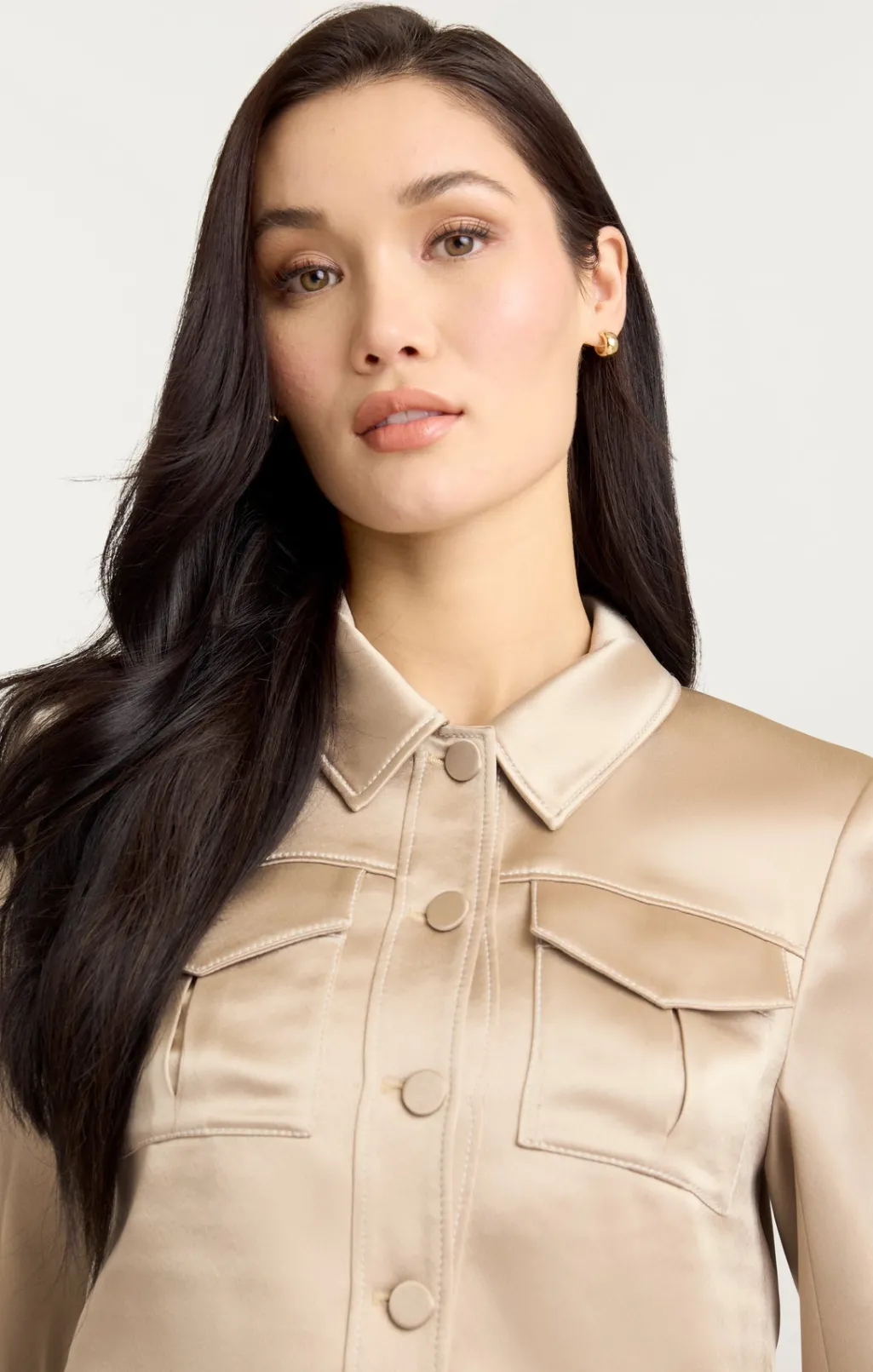 Cinq à Sept Jenson Jacket Khaki/ivory Outlet