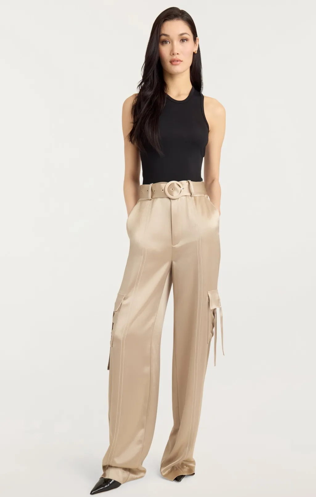 Cinq à Sept Jenson Pant Khaki/ivory Sale