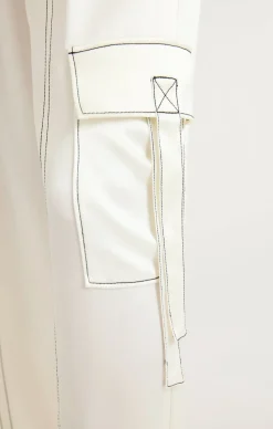 Cinq à Sept Jenson Pant Ivory/Black Best
