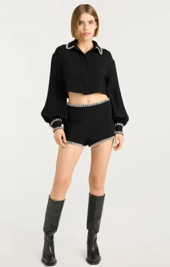 Cinq à Sept Juneve Short Black Discount