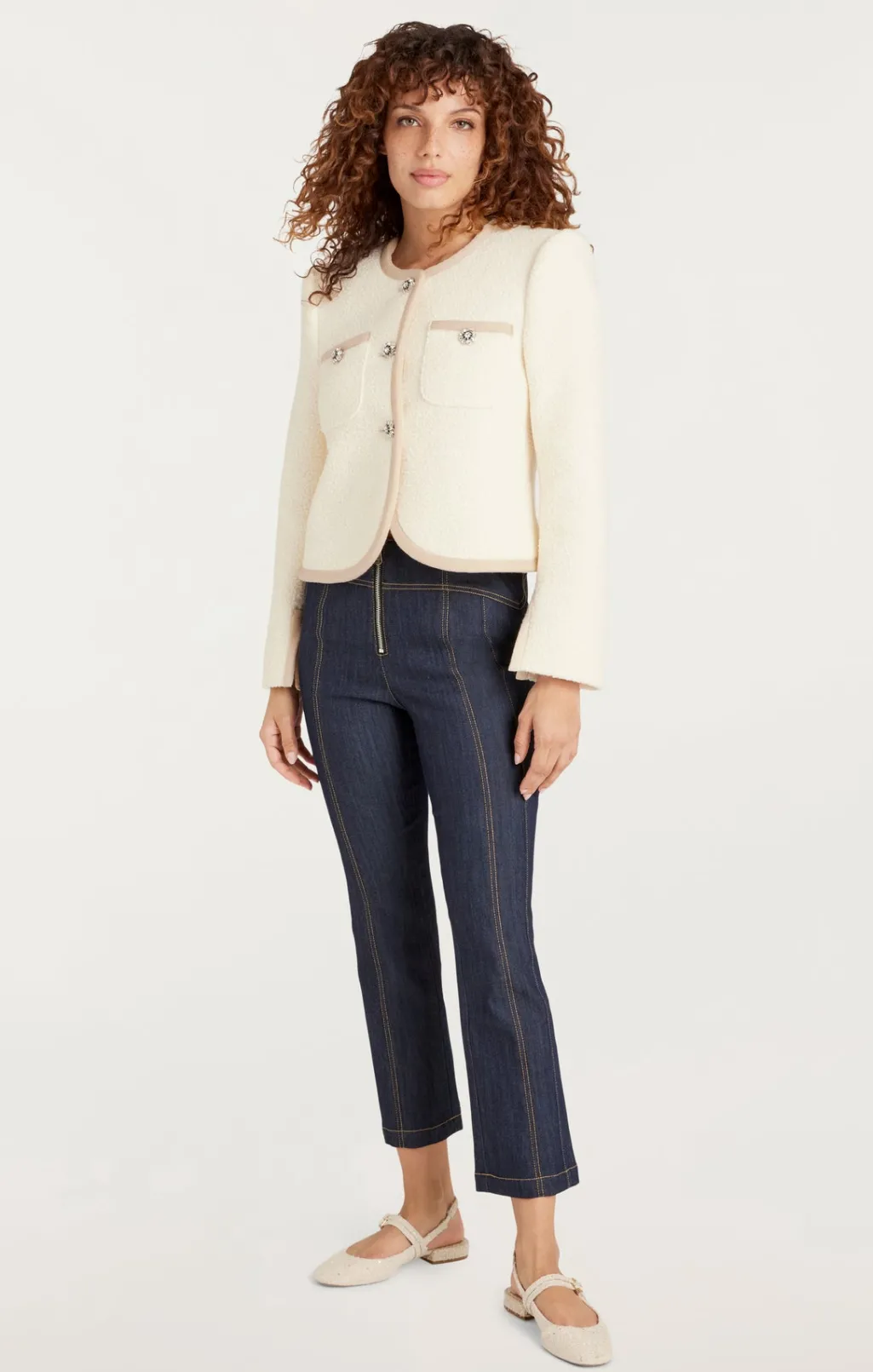 Cinq à Sept Junia Jacket Ivory Best