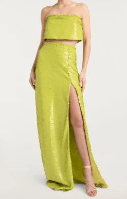 Cinq à Sept Jupiter Skirt FreshLime Clearance
