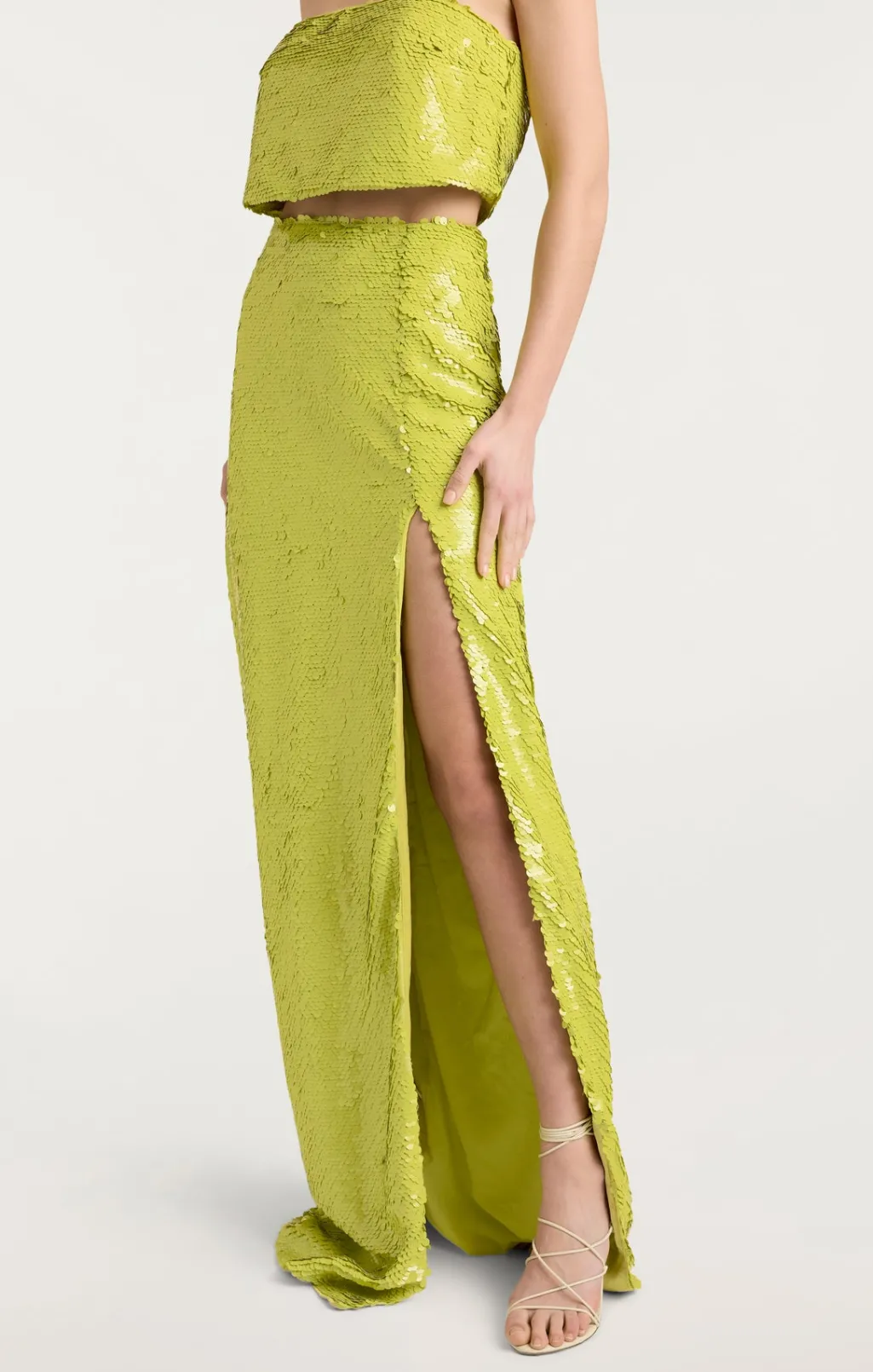 Cinq à Sept Jupiter Skirt FreshLime Clearance