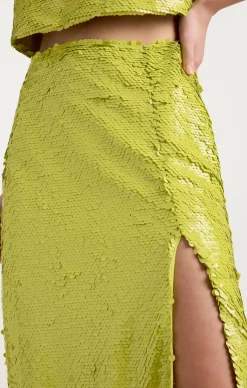 Cinq à Sept Jupiter Skirt FreshLime Clearance