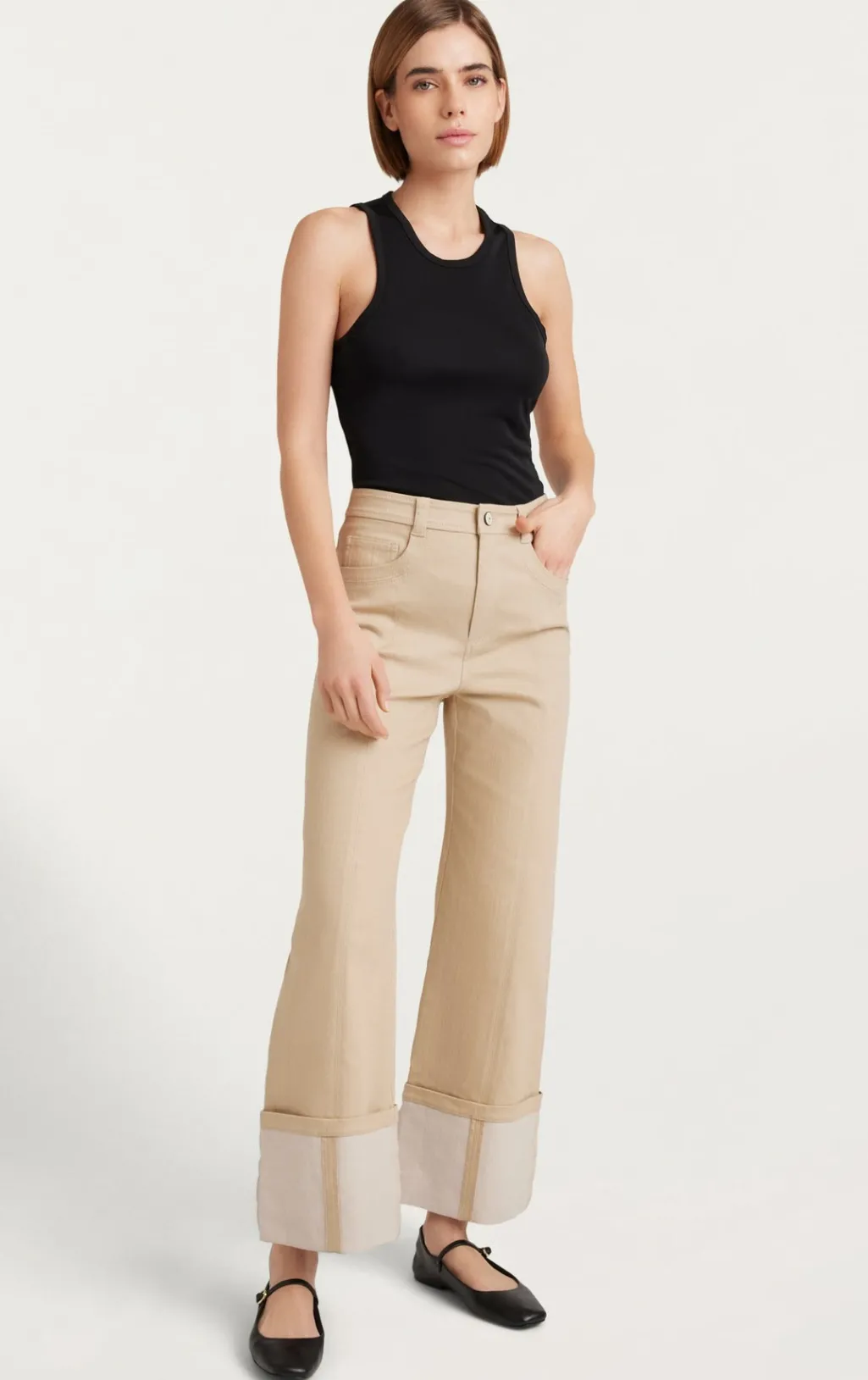 Cinq à Sept Kaia Pant Khaki New