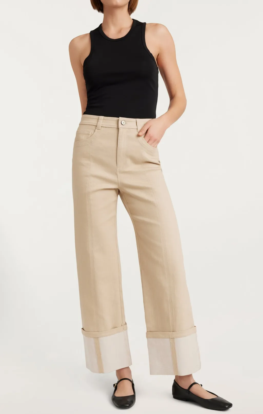 Cinq à Sept Kaia Pant Khaki New