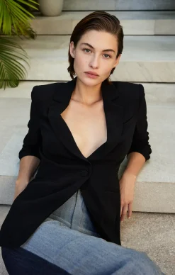 Cinq à Sept Karlie Blazer Black Discount