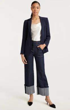 Cinq à Sept Karlie Blazer Navy New