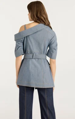 Cinq à Sept Katie Jacket LightIndigo