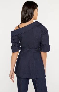 Cinq à Sept Katie Jacket Indigo Outlet