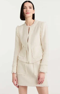 Cinq à Sept Keegan Jacket Gardenia Hot