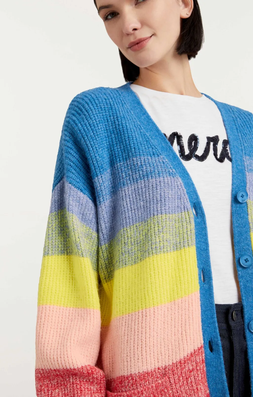 Cinq à Sept Kensley Cardigan Rainbow Clearance