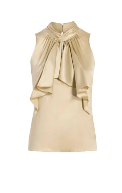 Cinq à Sept Keoni Top Khaki Hot