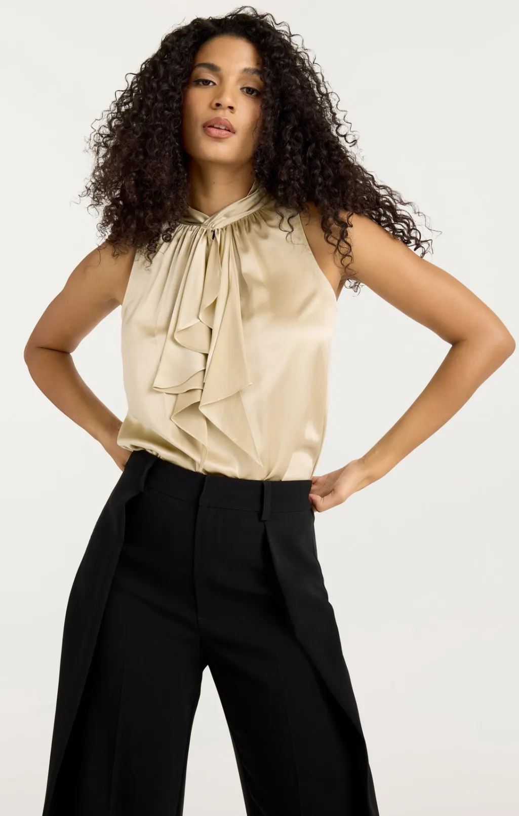 Cinq à Sept Keoni Top Khaki Hot