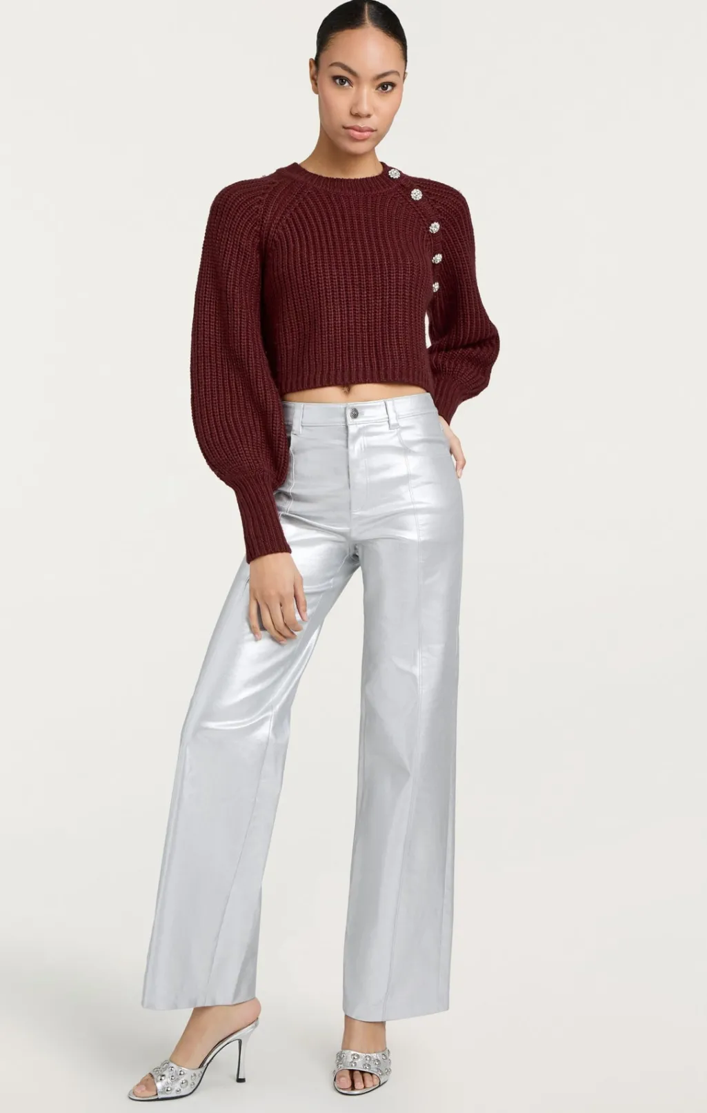 Cinq à Sept Keren Pullover Oxblood